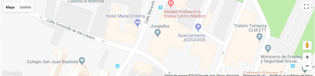 mapa registro civil toledo
