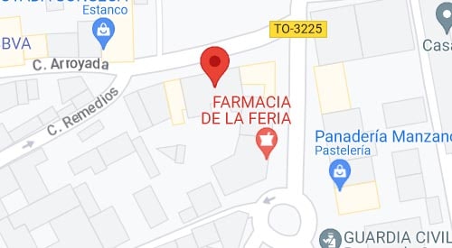 ubicación Registro Civil y Juzgado de Paz de Sonseca